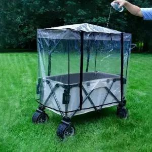 캠핑 웨건 레인커버 모기장 가리개 덮개