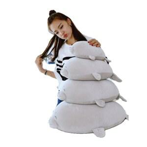 인형 사자 물개 상어 사자 무파사 실물물 형 뽀글이 물표범 카페 해달인형 60cm