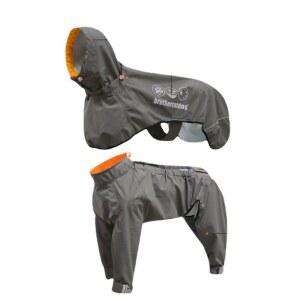 대형견 강아지 레인코트 판초우의 밀리터리 장마대비 옐로우 그레이 롱다리 스 블루