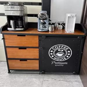 주방 레트로 진열장 카페 주방 유리 진열장 쇼케이스