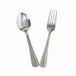 bns 땡땡이 스텐 유광 어린이 스푼 포크 수저세트