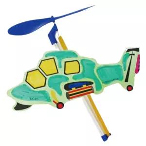고무줄동력 프로펠러 다빈치 헬리콥터 5인 모형만들기 비행기장난감 초등교과연계
