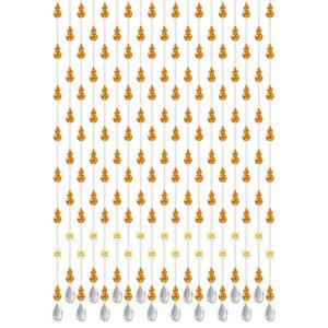 조롱박 풍수 구슬 실커튼 침대 비즈발 스탈 수정구슬문발칸막이 커튼 실내 원목색 슈이