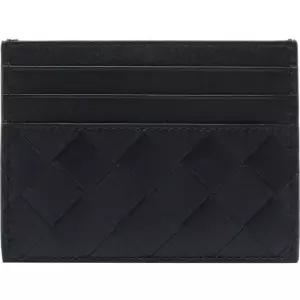 MUST IT_25FW 보테가 베네타 인테르치아토 블랙 카드 지갑 795612 VCPQ3 8803