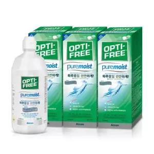 옵티프리 렌즈세척액 퓨어모이스트 300ml 3개