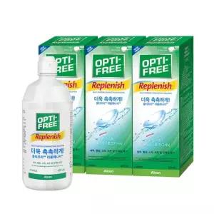 옵티프리 렌즈세척액 리플레니시 420ml 3개