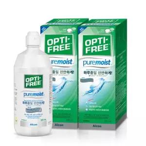옵티프리 렌즈세척액 퓨어모이스트 300ml 2개