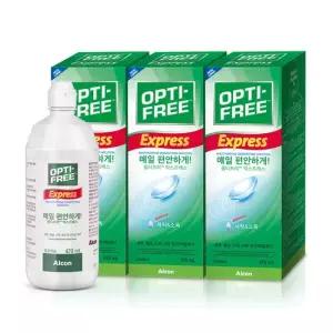 옵티프리 렌즈세척액 익스프레스 470ml 3개