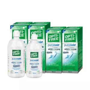 옵티프리 렌즈세척액 퓨어모이스트 420ml 2개 + 300ml 2개