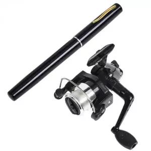 휴대용 미니 릴 낚시대 포켓 민물 바다 다용도 필드용 볼펜형 낚시
