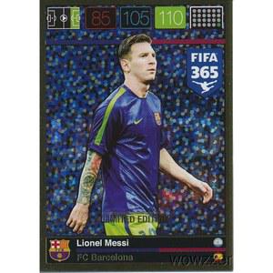 2016 파니니 아드레날린 XL FIFA 365 리오넬 메시 한정판 카드! 유럽에서 수입된 희귀한 멋진 스페셜 보호를 위해 울트라 프로 탑 로더로 배송되었습니다!