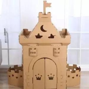 종이박스집 기차 비행기 페이퍼하우스 인디언 집 촉감