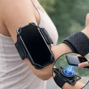 벨크로 핸드폰 손목 거치대 러닝 스포츠 운동 조깅 암밴드 맥세이프 자석 택배 배달 물류 대리기사 스트랩