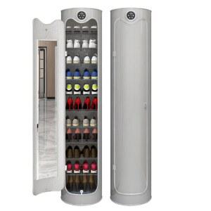 신발건조기 360도 원형 신발장 다기능 회전 다층 천장까지 자동 바닥에서 이어지는