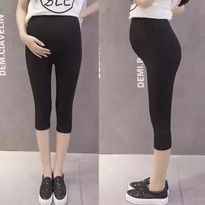 [라일리여성의류] Rly 여름 임산부 7부 레깅스 바지 임부레깅스 임부복