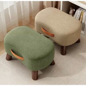 TixPra 원목 등나무 의자 가정용 등받이 쿠션 식탁 티 커피