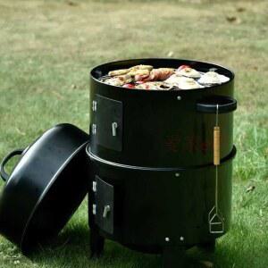 숯불 원통형 드럼통 무쇠 가마솥 농막 캠핑 소각로 펜션 드럼통화로 화로대 기본 훈제