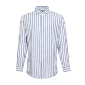 [롯데백화점]레노마 린넨 스트레치 스트라이프  일반핏 BOSSG1051BU