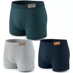 MR주니어 입자마자 시원한 인견 로고라벨 남성 주니어 드로즈 팬티 3매입 RV274