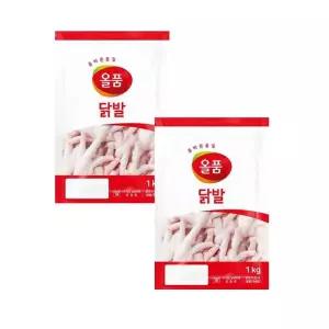 올품 뼈있는 통닭발 1kg x 2개