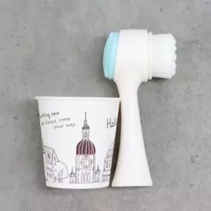 [모두쇼핑]양면 세안브러쉬 얼굴솔 블루 해면 거품브러쉬 클렌징브러쉬 세안 페이스소품 클렌징소품