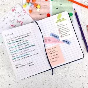 [셀러에이드]하드커버 밴드형 양장노트 B6 네이비