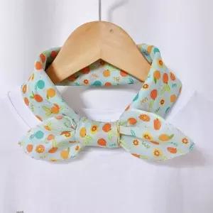 상큼 과일 패턴 민트 아사면 손수건 면 땀 흡수 보들보들한 땀수건