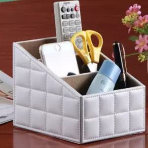 정리함 가죽 리모컨 수납함 보관 거치대