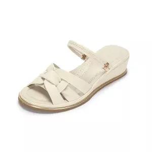 [하프클럽/무크]엠.무크 브릿지 투웨이 웨지샌들 아이보리 516423504ZQ