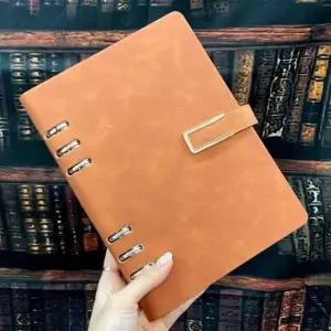 [문구/오피스] 데일리 6공 A5 만년 다이어리 노트 브라운OWJ51212