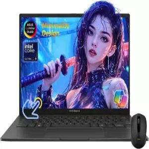 ASUS Zenbook 14인치 OLED 터치스크린 노트북 WUXGA 인텔 코어 울트라 9 285H 최대 5.4GHz 아크 GPU