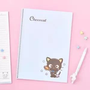 [문구/오피스] 유선 스프링 노트 초코 고양이 디자인 다이어리 노트북