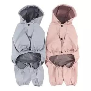 [반려] 반사 방수 강아지 레인코트 판초 비옷 대형 중형 소형