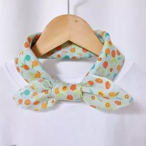 상큼 과일 패턴 민트 아사면 손수건 면 땀 흡수 보들보들한 땀수건