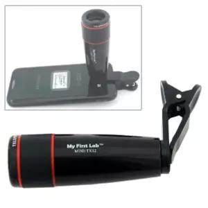 [제이커머스]미니 핸드폰 부착 카메라 망원경 12X 배율 핸드폰카메라 핸드폰장착카메라 핸드폰망원경 미니