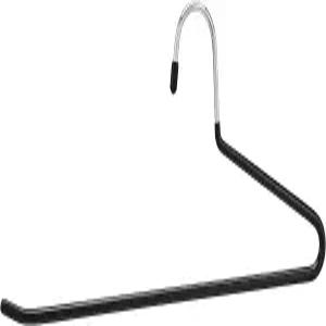 아마존 베이직 논슬립 바지/슬랙 행거 간편한 슬라이드 디자인의 바지 옷장 정리함 고무 코팅이 된 금속