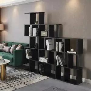 [아트박스]/와이디몰 퍼즐 책장 4단 선반 수납 거실 서재 인테리어