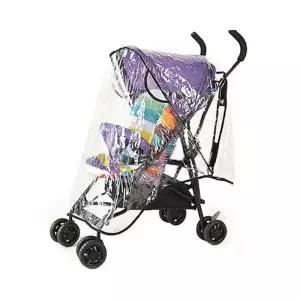 [이지커머스]레인커버 비닐커버 방풍커버 휴대용유모차커버 유모차방한커버