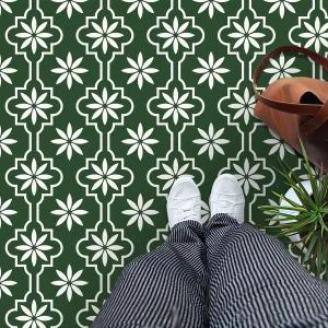 모카트 필 앤 스틱 바닥 타일 비닐 방수 욕실용 DIY 주방 벽난로 반려동물 집 계단 침실 벽(20PCS 7.87인치