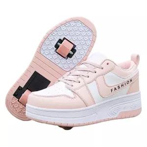 운동화 바퀴달린신발 롤러슈즈 바퀴달린 롤러 슈즈 스포츠 경량 더블휠 더블휠운동화 인라인