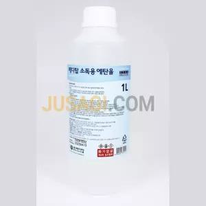 의료용 피부 소독용 에탄올 알코올 알콜1L 83%x3개 양호실 드레싱