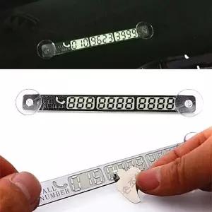 차량전용 연락플레이트 주차메모 전화번호 메탈