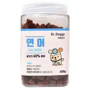 [반려] 강아지 간식 닥터도기 연어 400g 1P 노즈워크 트릿