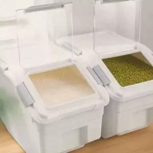 곡물 밀봉 보관용기 쌀잡곡 저장 밀폐용 쌀보관 통 시리얼 냉장