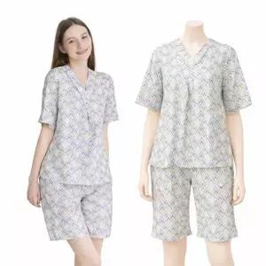 [갤러리아] [여]통기성 좋은 무자극 폴리 데일리웨어 반팔 홈웨어 세트[VEVPS118W]