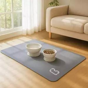 식기매트 규조토 반려동물 90x60cm 챠콜