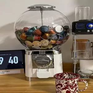 커피캡슐뽑기 가챠 커피 캡슐보관함 홈카페 디스펜서 자판기 집들이선물