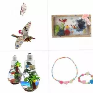 여름 홈스쿨 만들기 D 교구 재료 미술 놀이 체험 학습 유치원 어린이집 방학