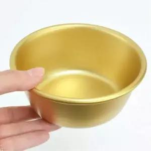 레트로풍 양은 냄비 양푼 그릇 08. 양은도시락 1호 우유데우기