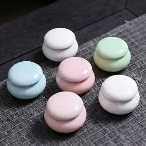 현관 소금 단지 작은 옹기 항아리 미니 장독대 전통 풍수 다복